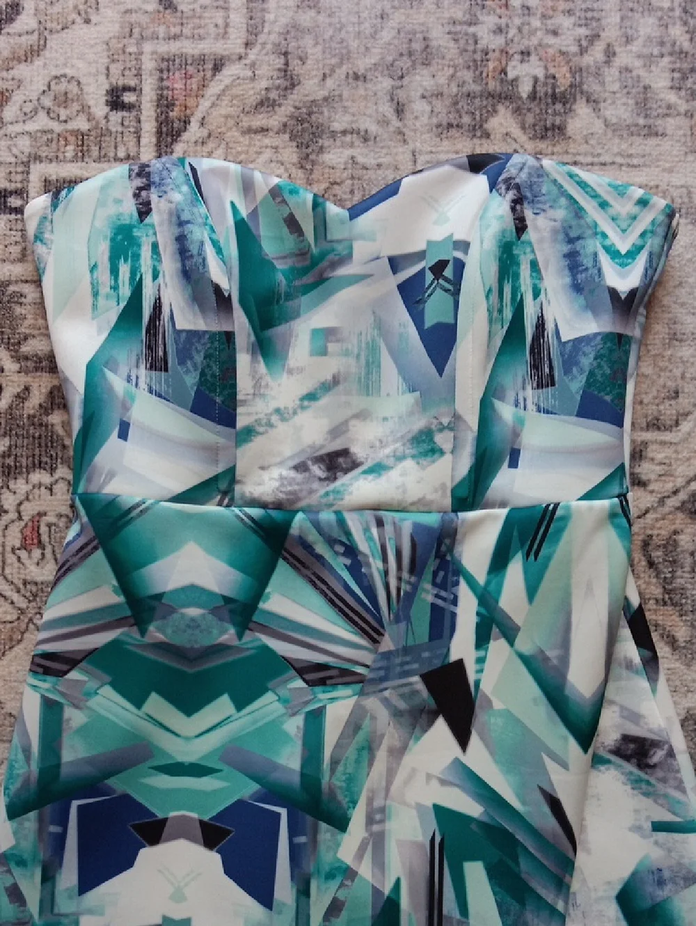Geometric Minidress - Picture 2 of 8